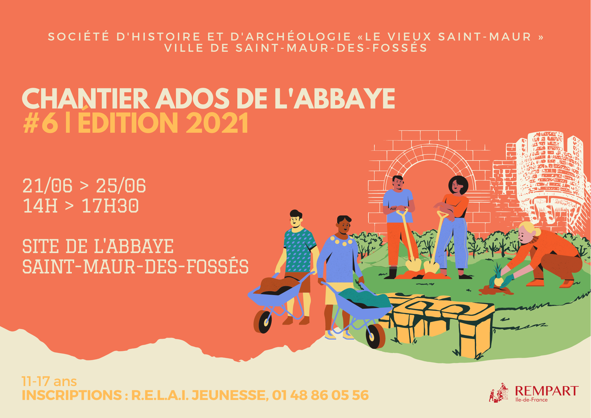 Flyer chantier ados 2021